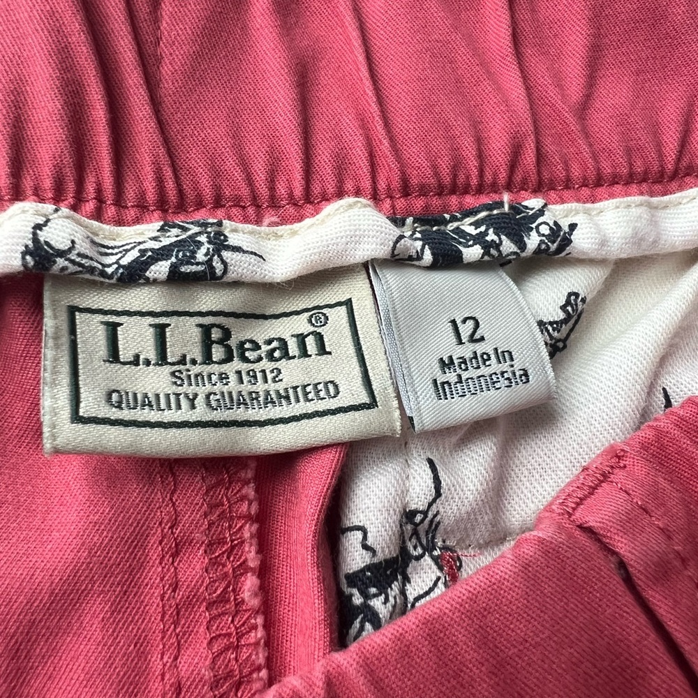 LL Bean Women’s Chino Shorts Size 12 - Picture 3 of 4